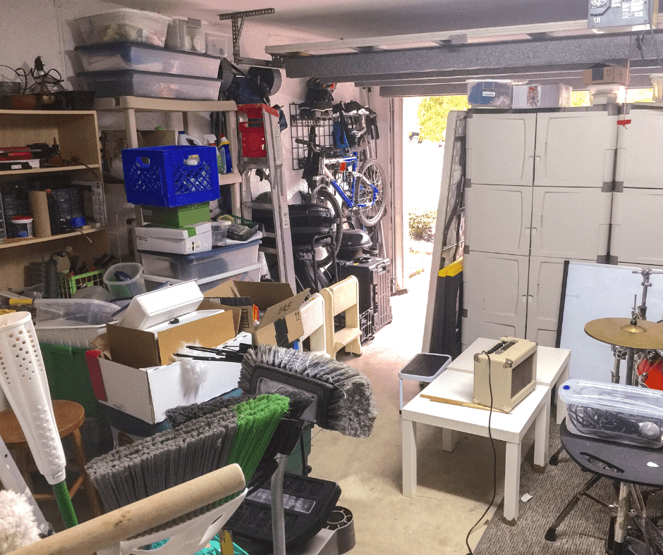 declutter garage