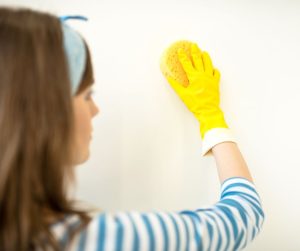 how to clean walls without removing paint